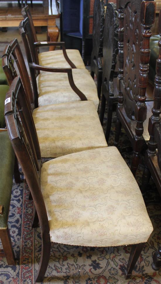 4 x Sheraton style  chairs